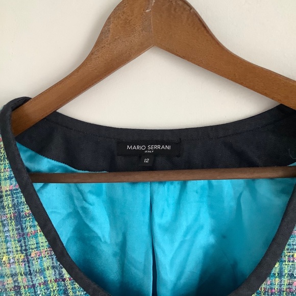 3/20$⭐️ Colourful tweed Mario Serrani blazer - Picture 10 of 14